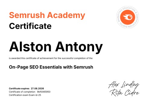 On-Page SEO - Semrush